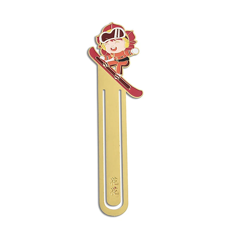 Factory Hot Selling Custom Creative Cute Cartoon Farming Girl Style Souvenir Bookmark