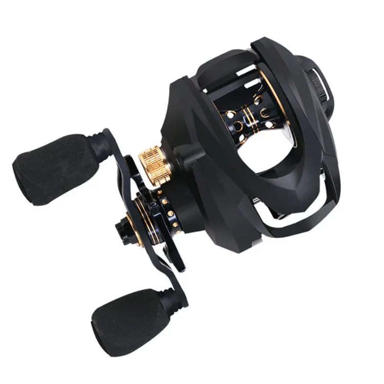New 3+7 fish Scroll 7.2:1 High Speed Saltwater Water Drop Wheel Weihai Baitcast Reels All Metal Fishing Reels
