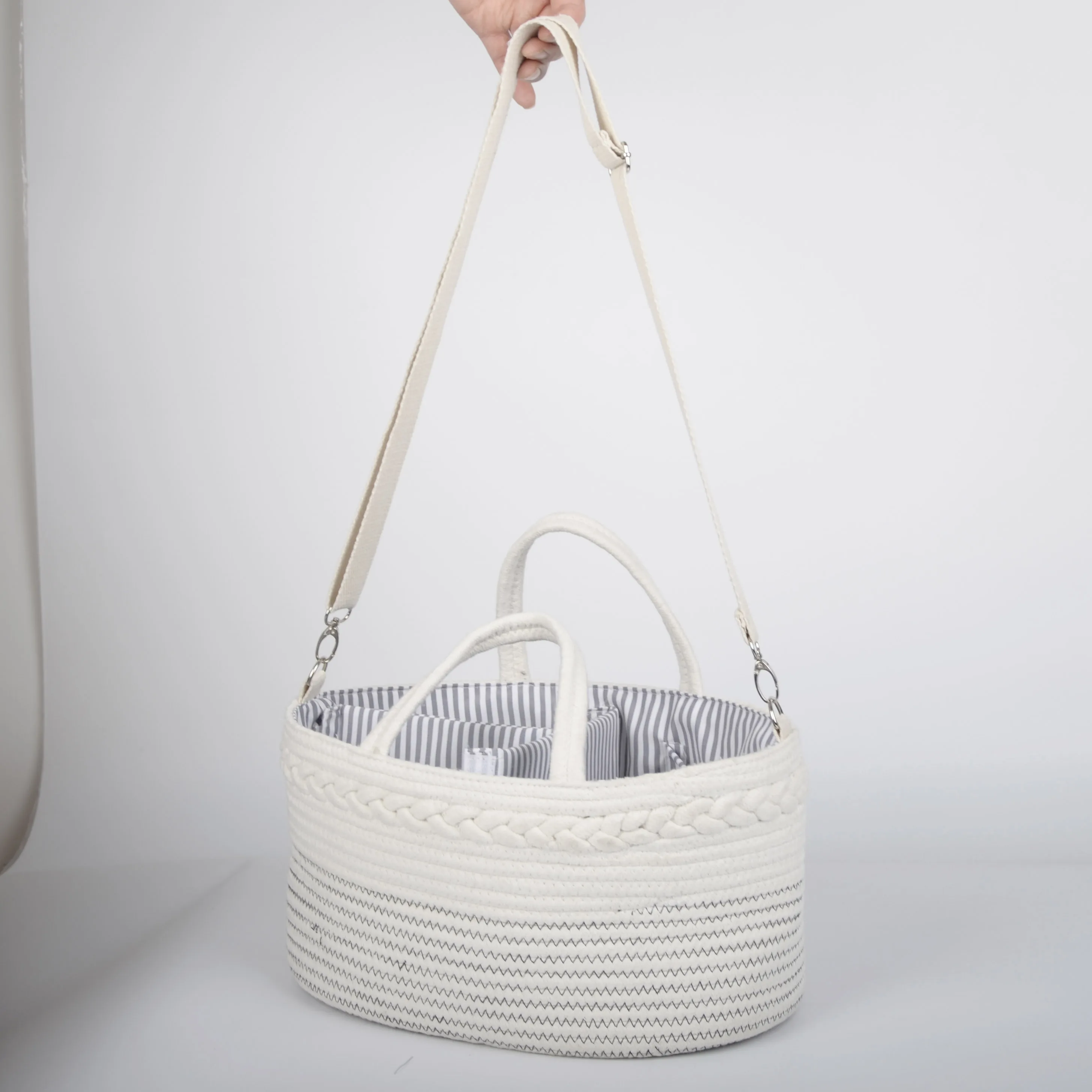 Towel Small Woven Diaper Toys Rope Round Plastic Storage Baskets Wholesale Cloth Storage Basket Market