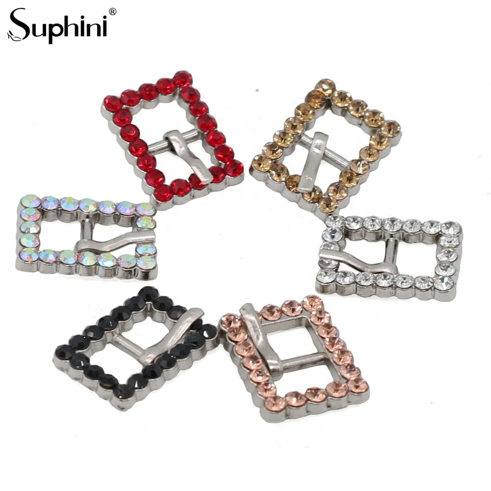 Suphini Ballroom Latin Dance Shoes Crystal Buckle