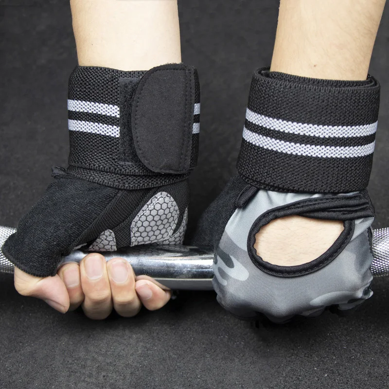 wholesale custom logo fashion fitness workout gym exercise anti-slip weight lifting gloves for men and women
