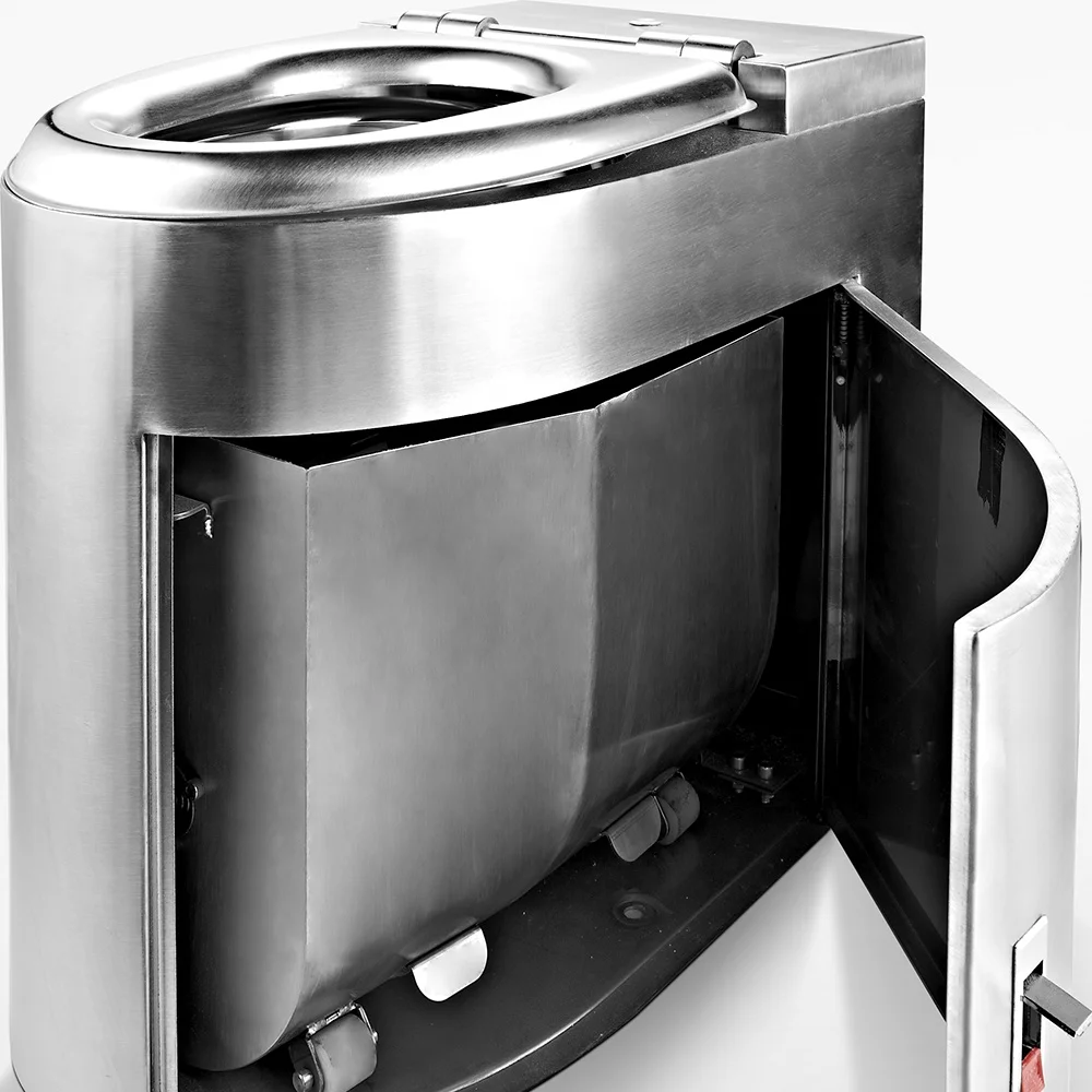 Environmental Stainless Steel Vacuum Toilet Portable Composting Toilet For Boat And Train