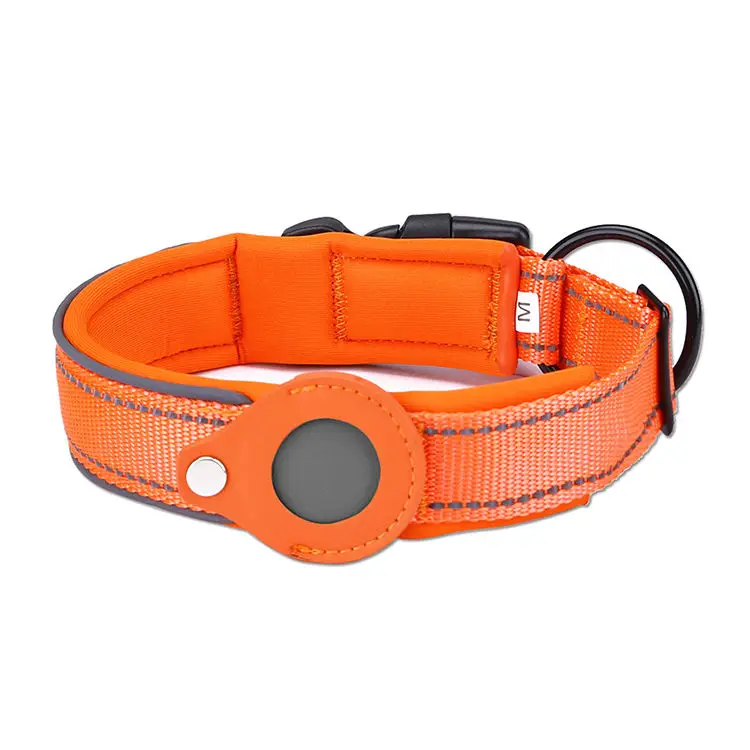 Good selling modern design High Quality Dog smart GPS Tracking Collar Multi-color Options Airtag Case Cover Dog Collar