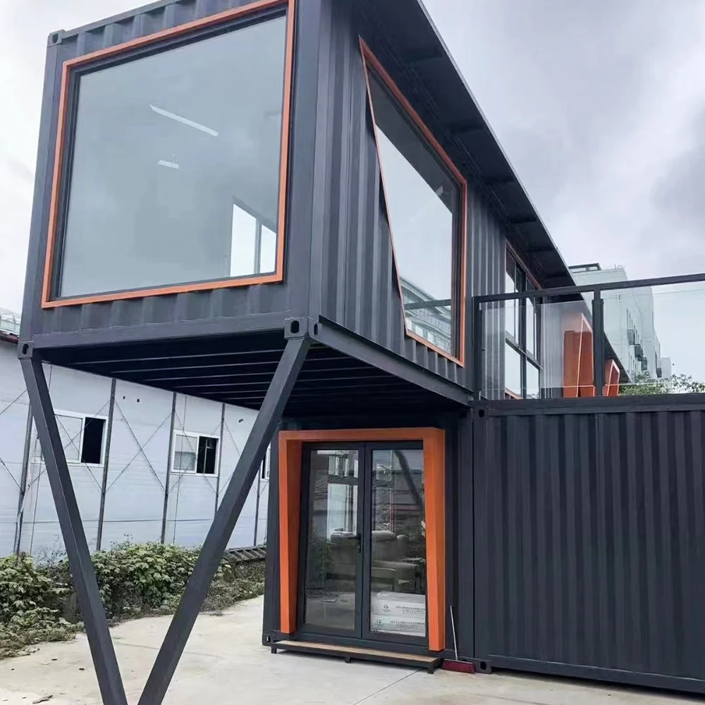 China Wholesale Cheap Prefab Price 40ft Houses Folding Container House