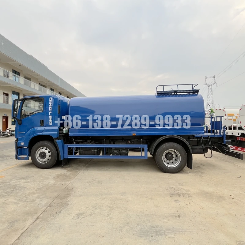 Factory  ISUZU GIGA 14000L Water Sprinkler Tank Truck Water Bowser Truck for Sale