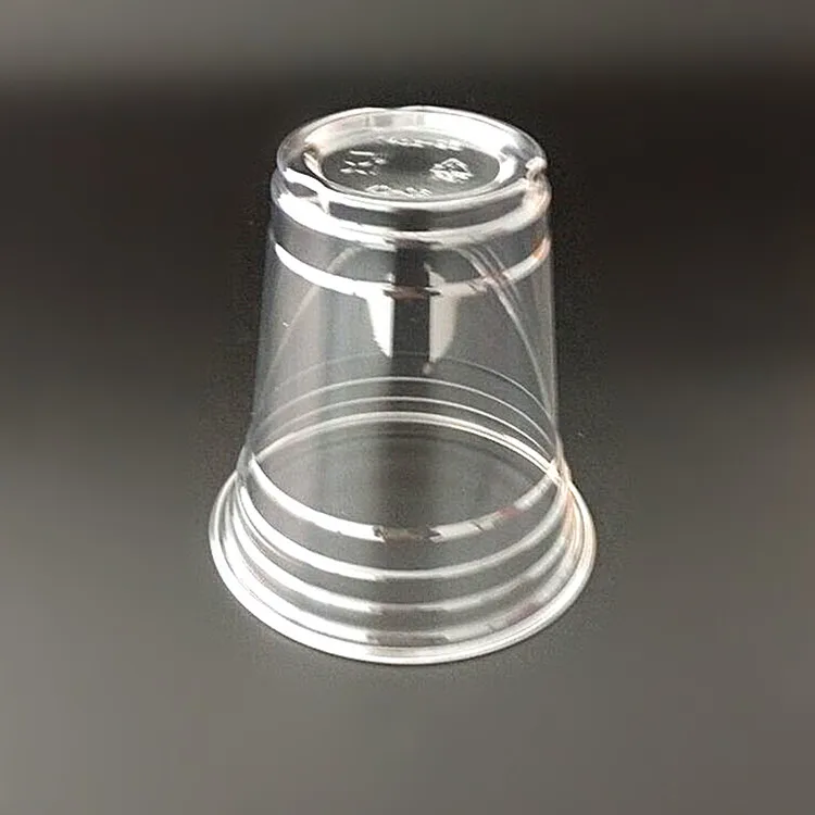 Factory Direct Sell Plastic Cups With Sip Through Lids Clear Tea Coffee Disposable Drink Cups