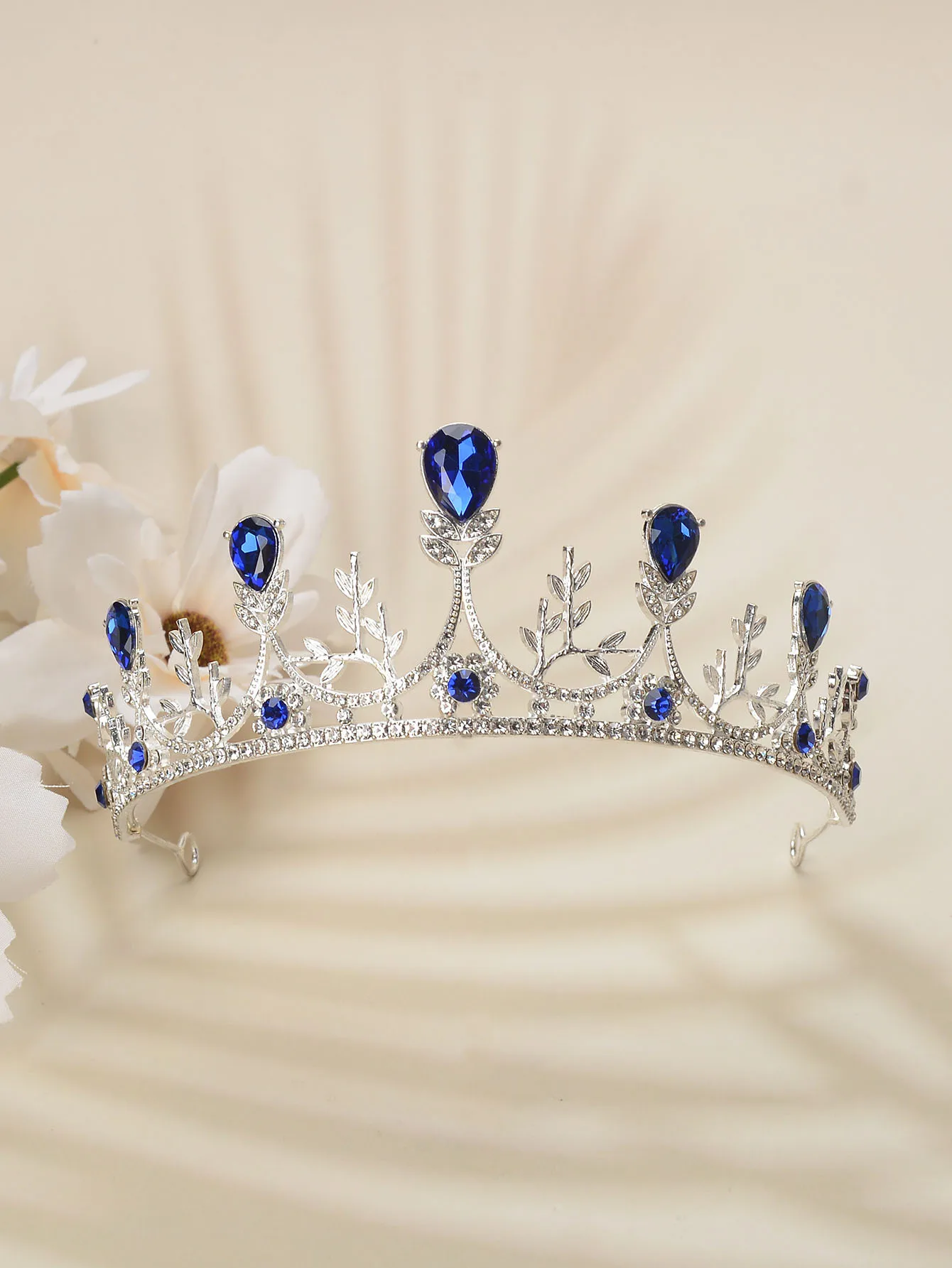 New arrival princess elegant metal hair accessories baroque tiara bride crown for party