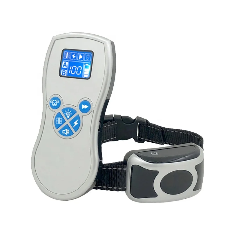 
Manufacturer Creative Dog Outdoor Training Collar Dog Bark Collar Waterproof LCD Display Night Screen Remote with Optional Color 