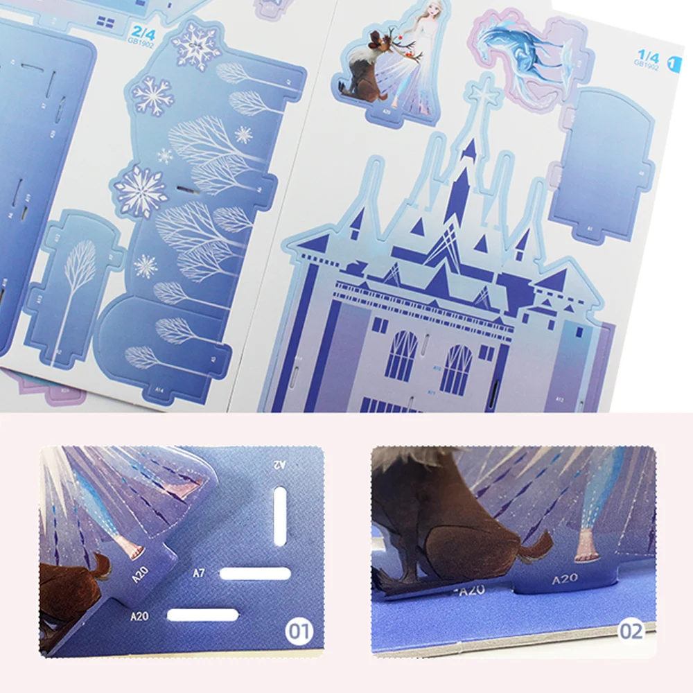 3D Puzzle Custom Jigsaw Puzzle for Children EPS cartoon car pattern puzzle for kid