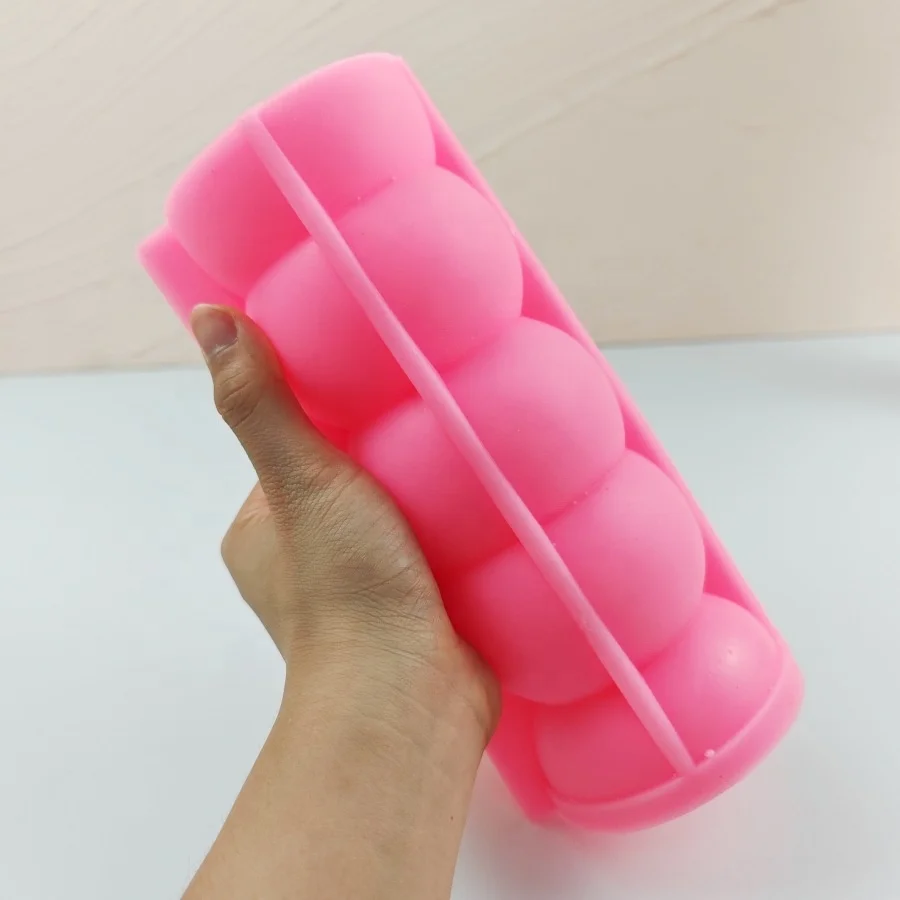 DM919 Silicone Mold Concrete Flower Pots Planters Epoxy Resin Round Jar Silicone Mold Cement Molds Vase