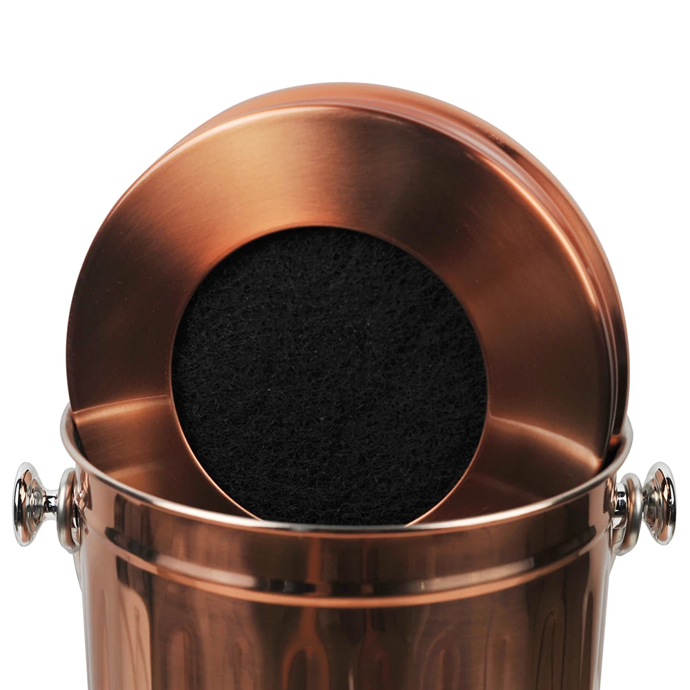 Металлический Контейнер для пищевого лома 1 галлон двойные угольные фильтры кухонный компостный контейнер столешницы