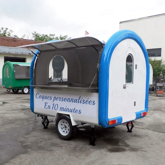 Enclosed Mobile Concession Trailers Food Track Trailer with Fryer for Sale