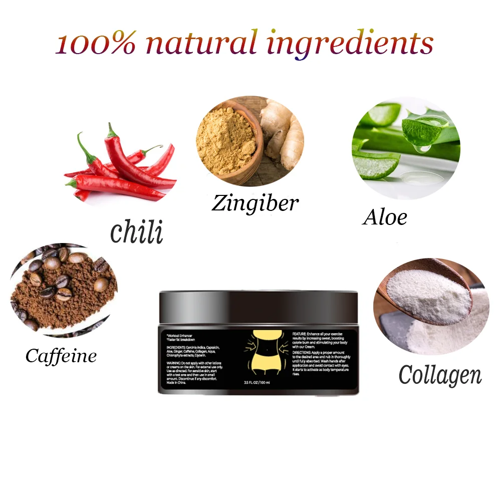 OEM private label supplier effectively strong gel slimming cream fat burning