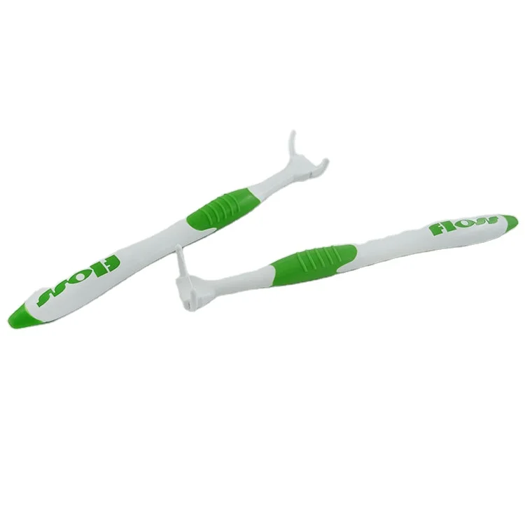 China Free Sample floss Stick High Quality floss Pick Y shape dental floss holder with replaceable head