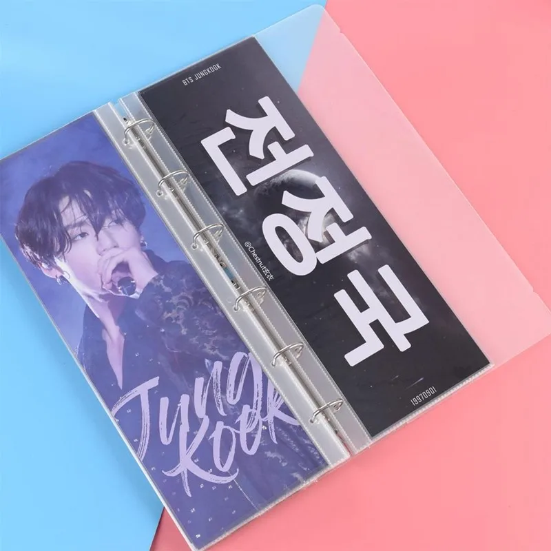 
wholesale PP Cover Slogan Binder with slogan kpop 30/ 50/70 sheets sleeve 