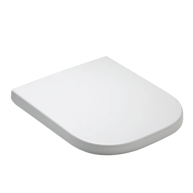 China wholesale unique design slim square shape urea soft close wc lid high quality UF toilet seat cover