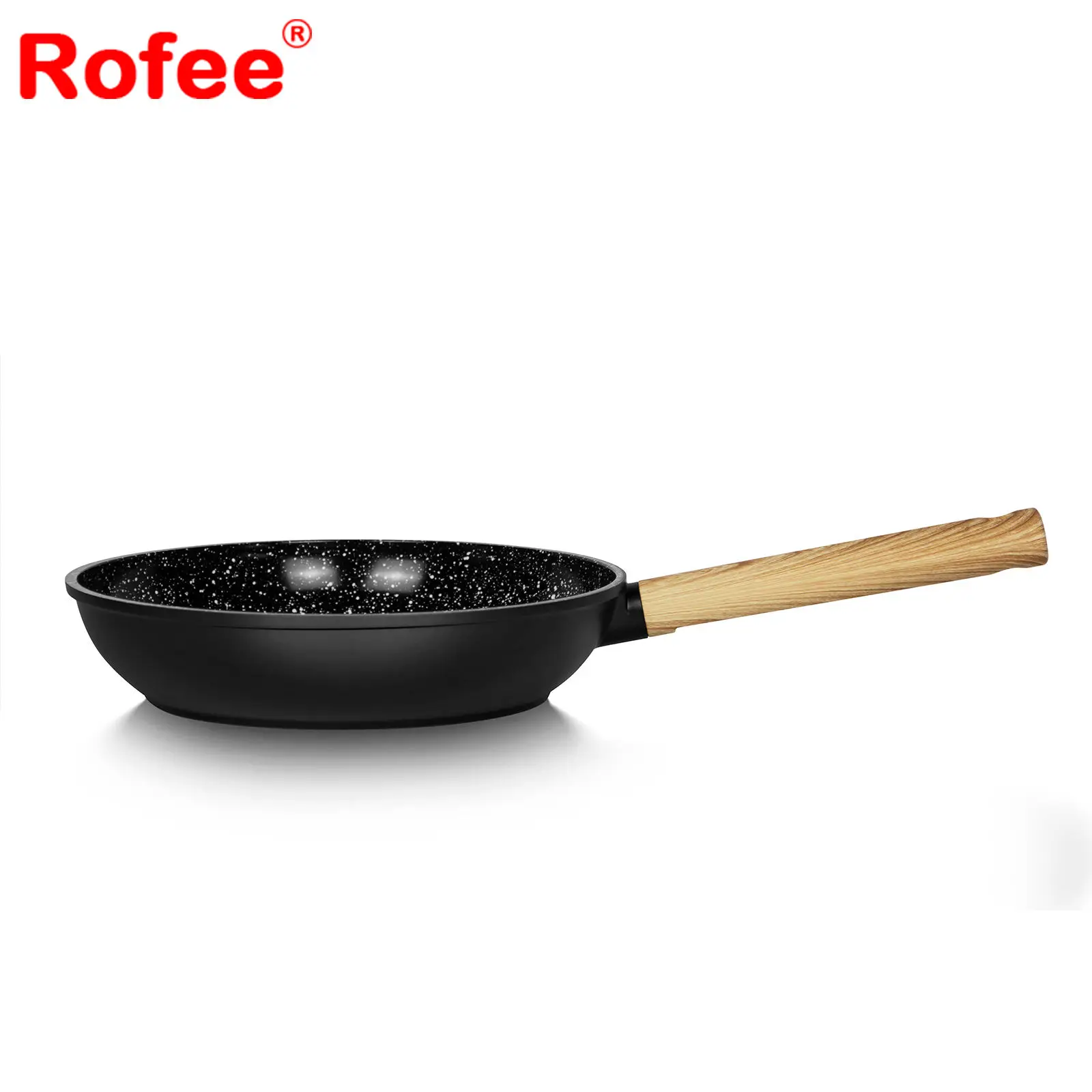Cookware Sets Cookware Marble Coating Die Casting Aluminum Fry Pan Cylinder Handle Non Stick Frying Pan