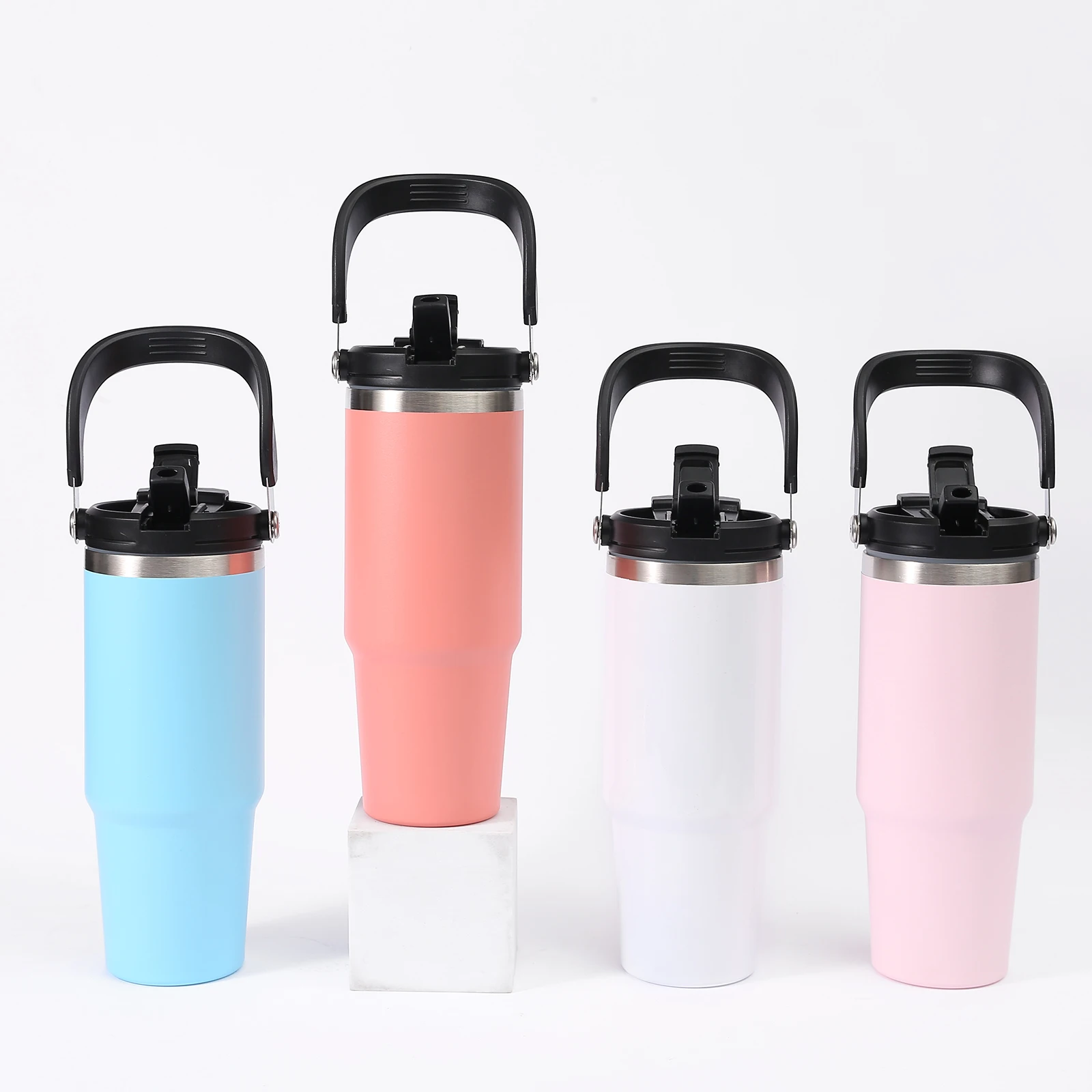 High Quality Stainless Steel Car Cup Handle Cover Large Travel American Thermos Bottle & Thermos Bottle