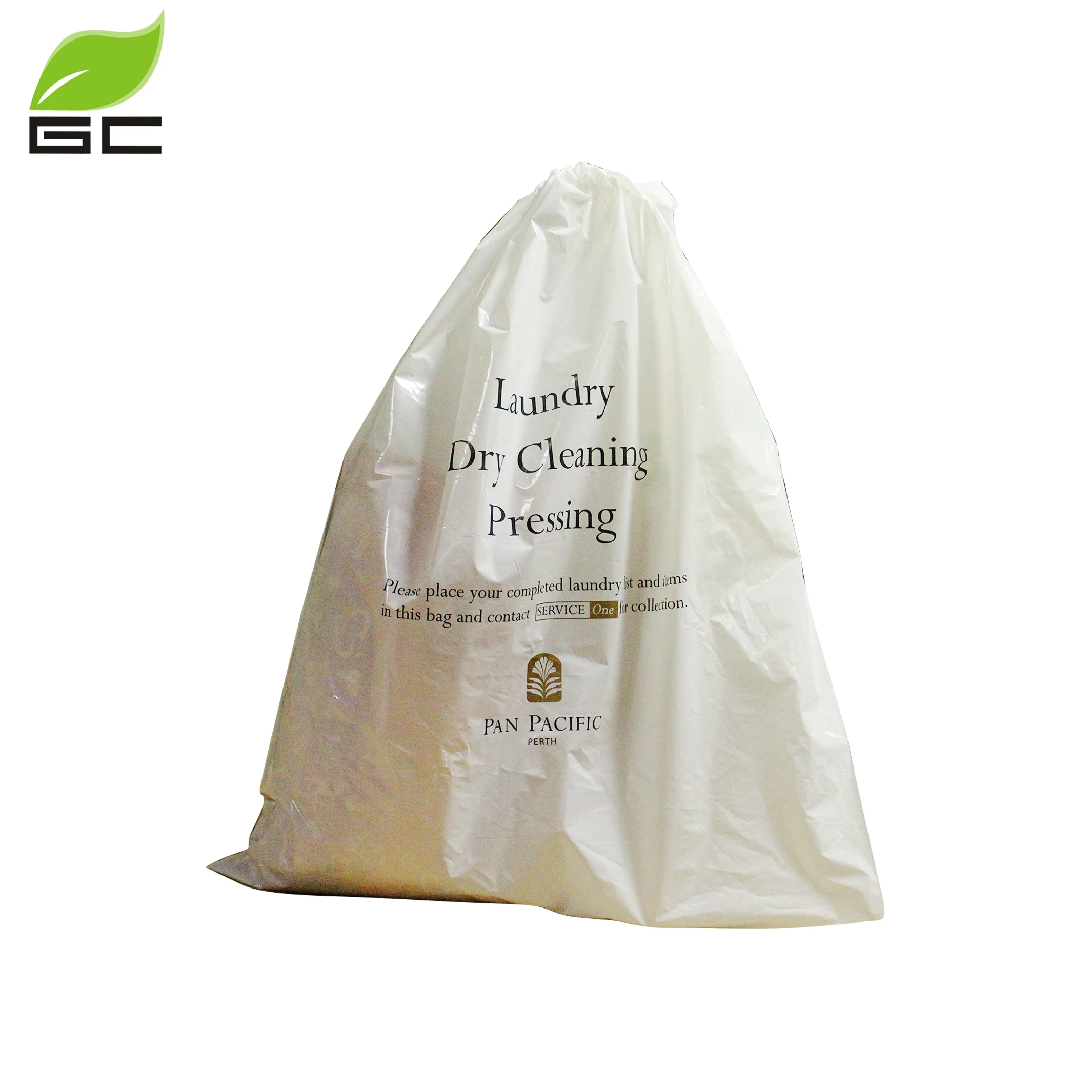 Custom Cheap Wholesale Printed Hotel Plastic Dry Cleaning Laundry Bag