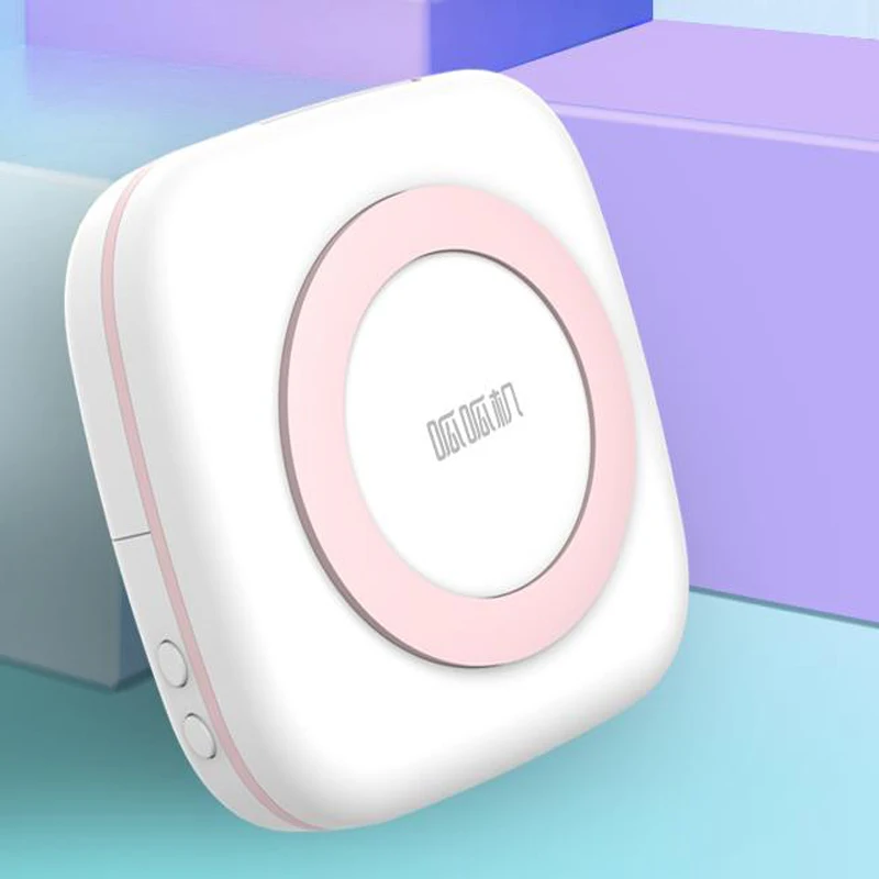 Маленький карманный принтер переносной Термопринтер для печати этикеток портативный ручной