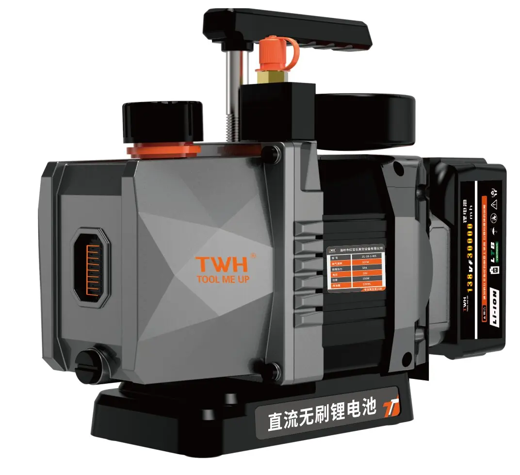 18V Lithium Battery DC Brushless Motor Vacuum Pump for Air Conditioner Refrigerant HVAC