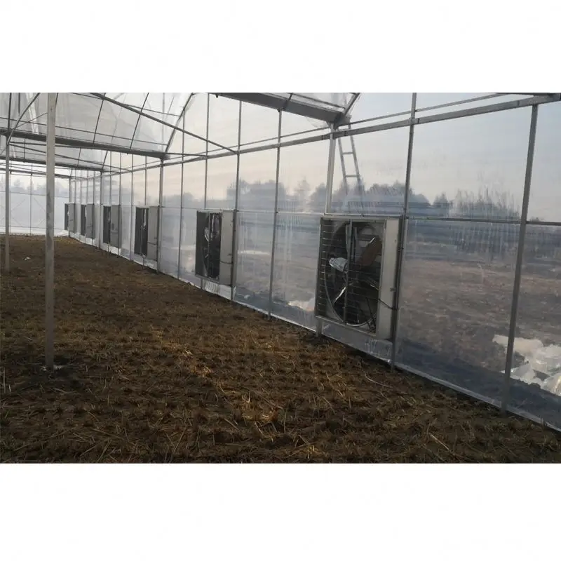 
200 micron uv resistant plastic film aluminum profile structure frame greenhouse plastic covering 