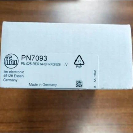 
PN7093 PN7092 PN7094 PN7096 PN7071 IFM Pressure sensor with display PN-025-RER14-QFRKG/US/ /V 
