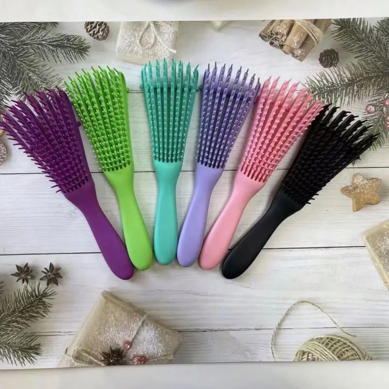 Nylon Boar Bristle Brushwith Brisltes Flexi Finger The Professional Thick Curly For Natural New Arrival Detangler Hair Brush