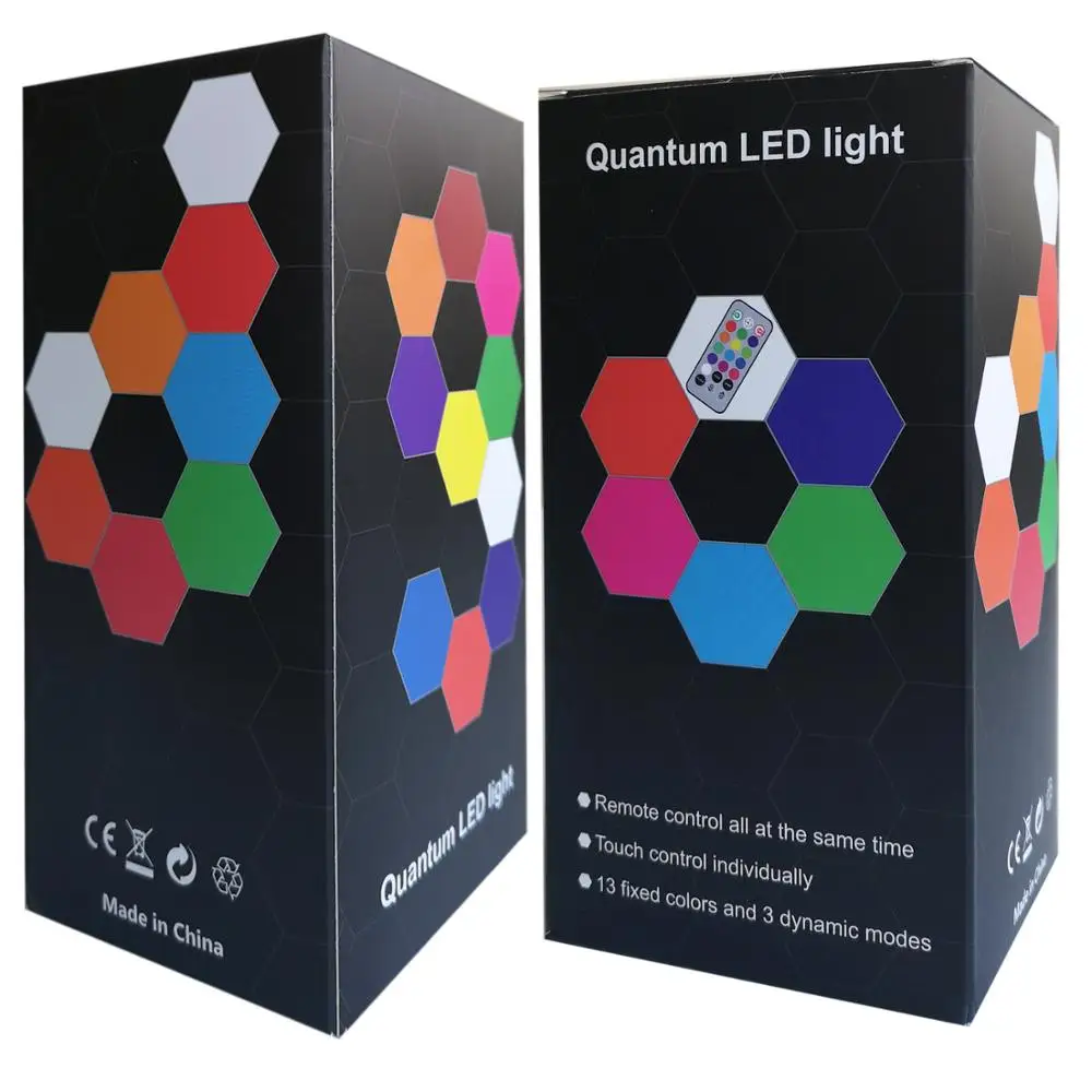  Led Wi-Fi приложение Smart Control USB quantumhoneycomb шестиугольник настенный светильник для гостиной спальни кабинета столовой настенная Подвесная