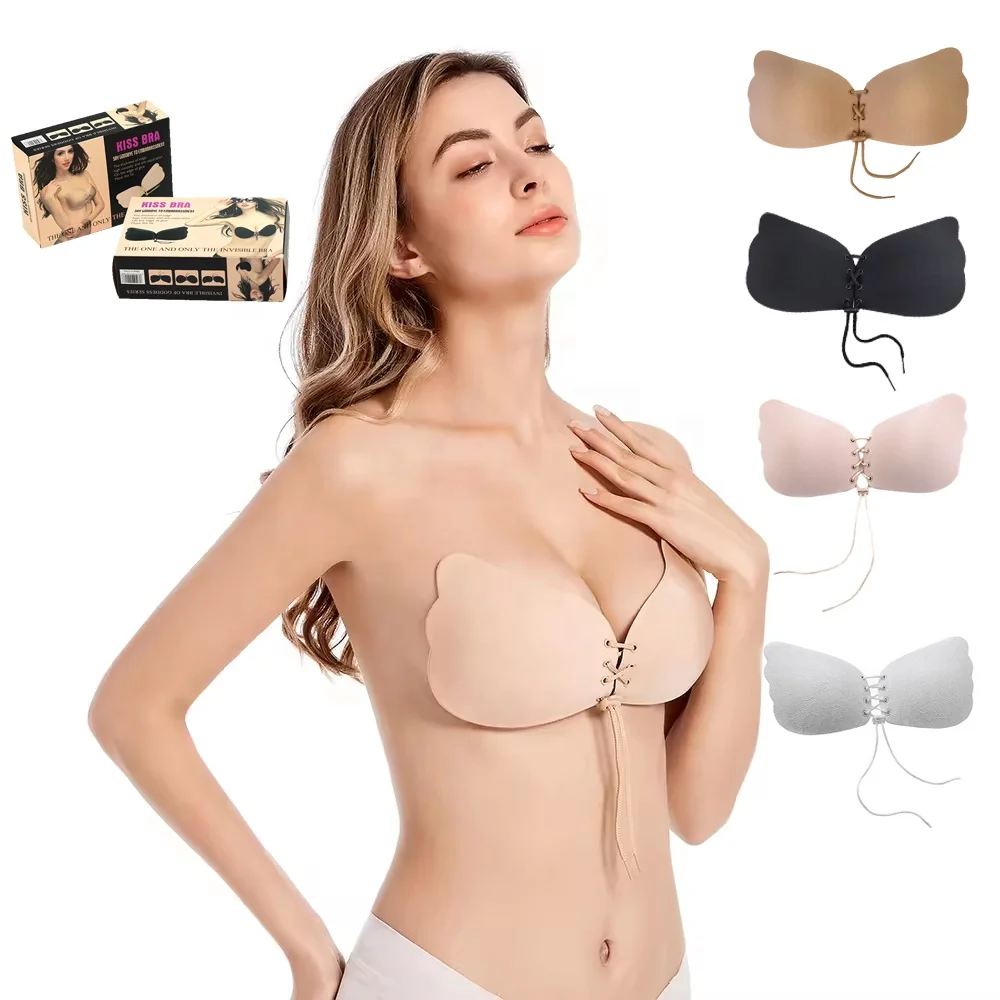 Bras for Women Hot Sex Adhesive 40 Size Large Plus Size Big Cup Sticky Invisible Bra Cups Seamless Women Bra