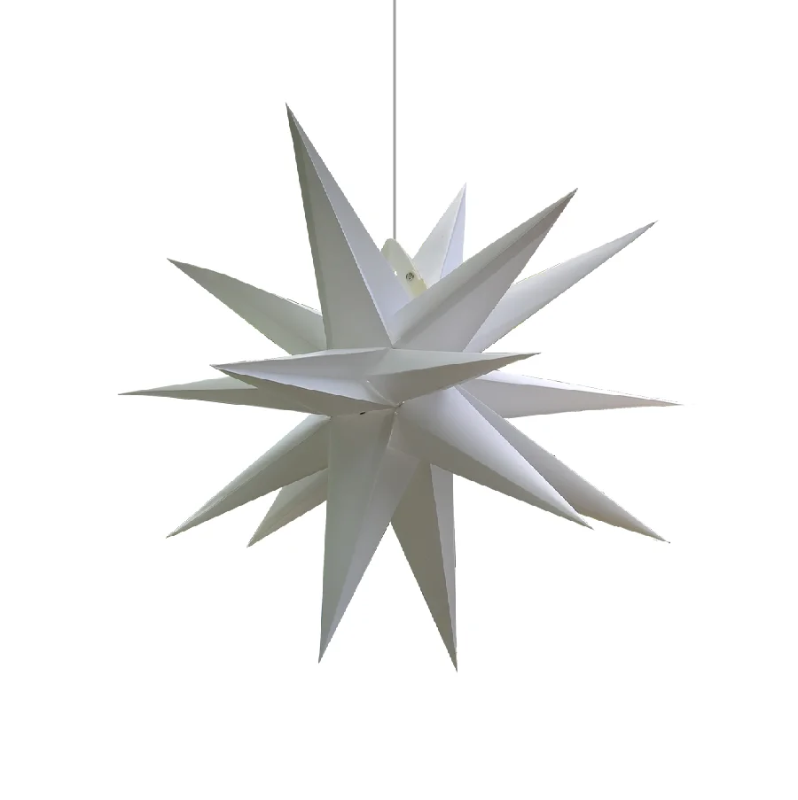 Outdoor plastic star collapsible star IP44