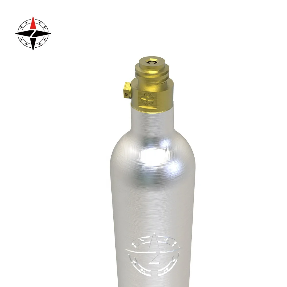 Manufacturer supply 0.6L  60L CO2 gas cylinder for soda maker compatible with all types screw in valve stream soda water
