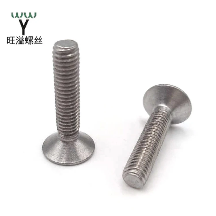 Small customization Stainless Steel304 Thin Head Bolts Hex Socket Bolts Low Profile Thin Flat Head Hexagon Socket Machine Screws