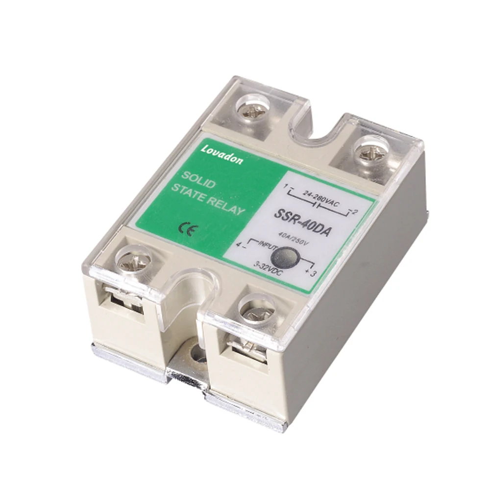 ССР фабрика питания однофазный 32vdc вход dc к ac 40amp твердотельные реле