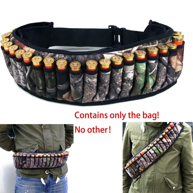 Super September quick shipping 27 Rounds Camouflage Waterproof Neoprene Bullet Bag for hunting