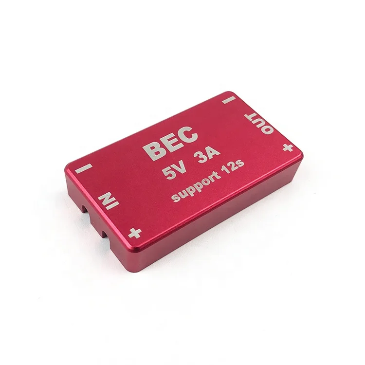 Red Anodized CNC Milling aluminum housing electronic aluminum enclosure for electronic power