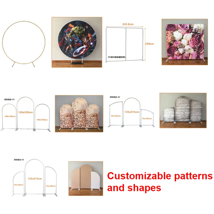 Other Wedding Centerpieces Party Arrangements Arch Backdrop Stand Decorations Artificial Flower Set Outdoor Backdrops Wall