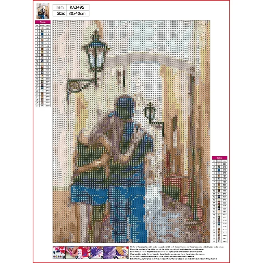 Paint boy popular 5D Full Round Resin Diamond naked girls and men pictures romantic DIY special shaped diamond painting