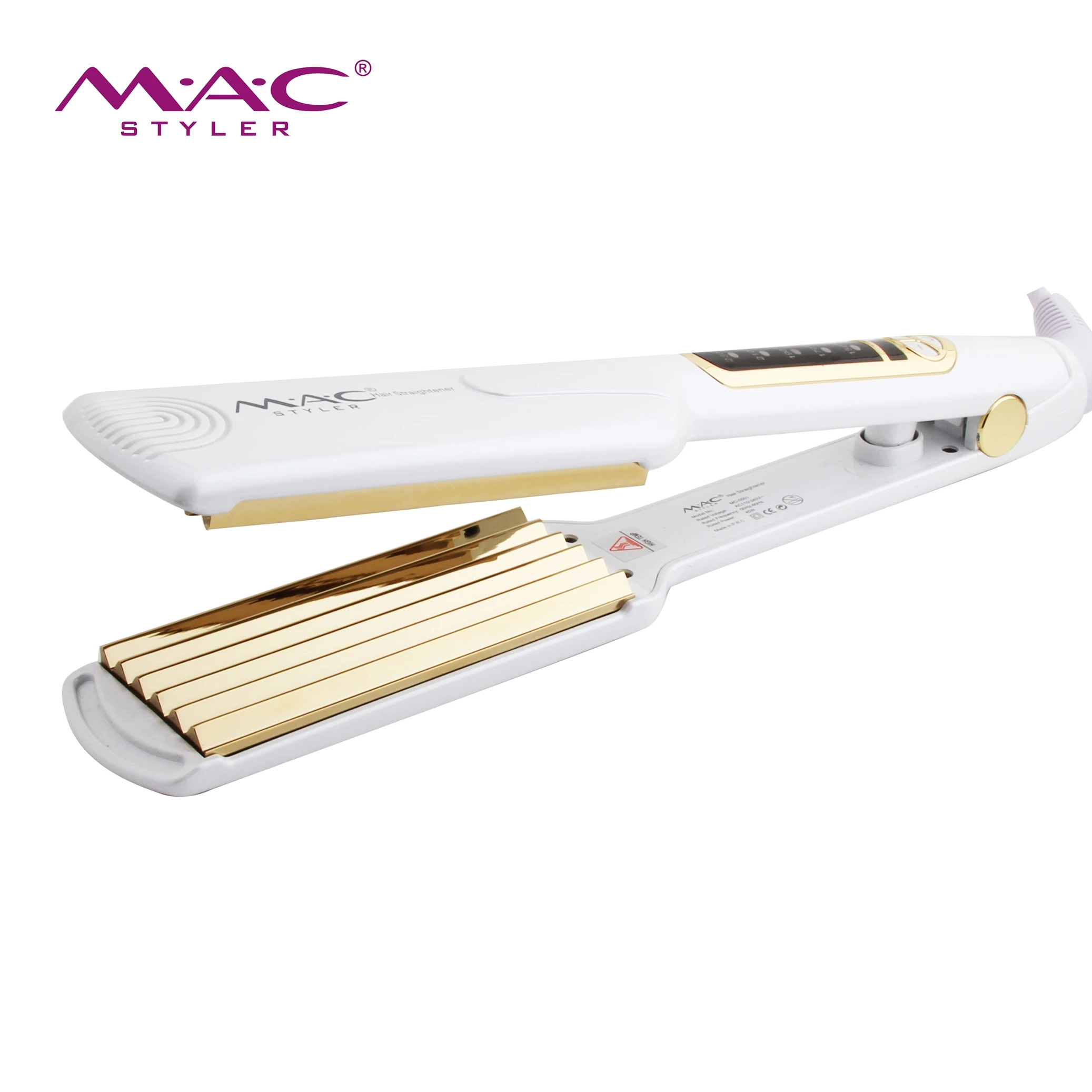 Professional Salon Hair Wave Irons Hair Crimper Irons Curl Corn Hair Straightener Wholesale
