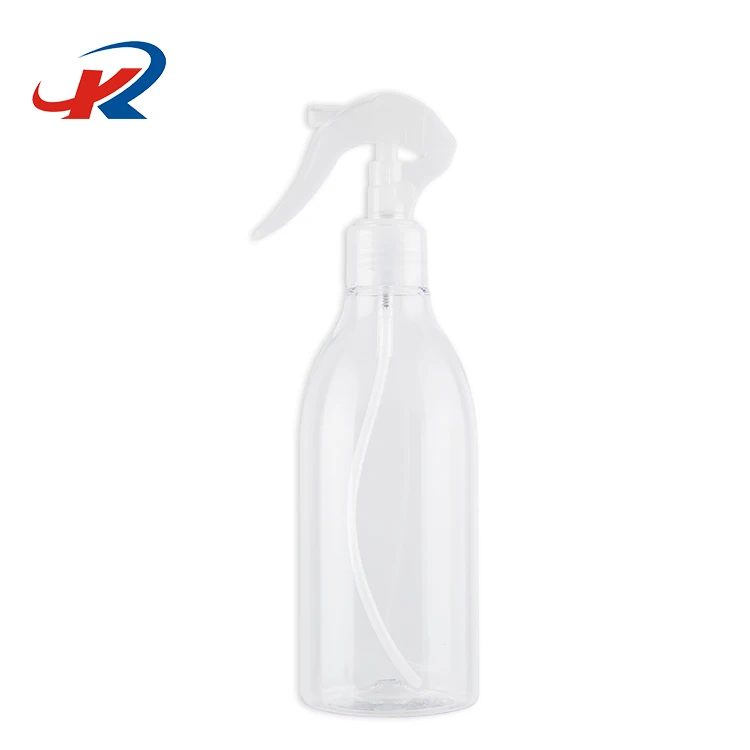 300ml Round Transparent PET Trigger Cleaning Plastic Spray Bottle