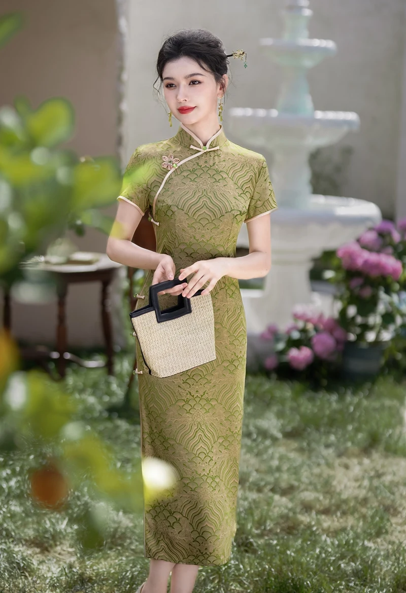 Popular Recommend Spring Summer Autumn cheongsam wedding dress qipao