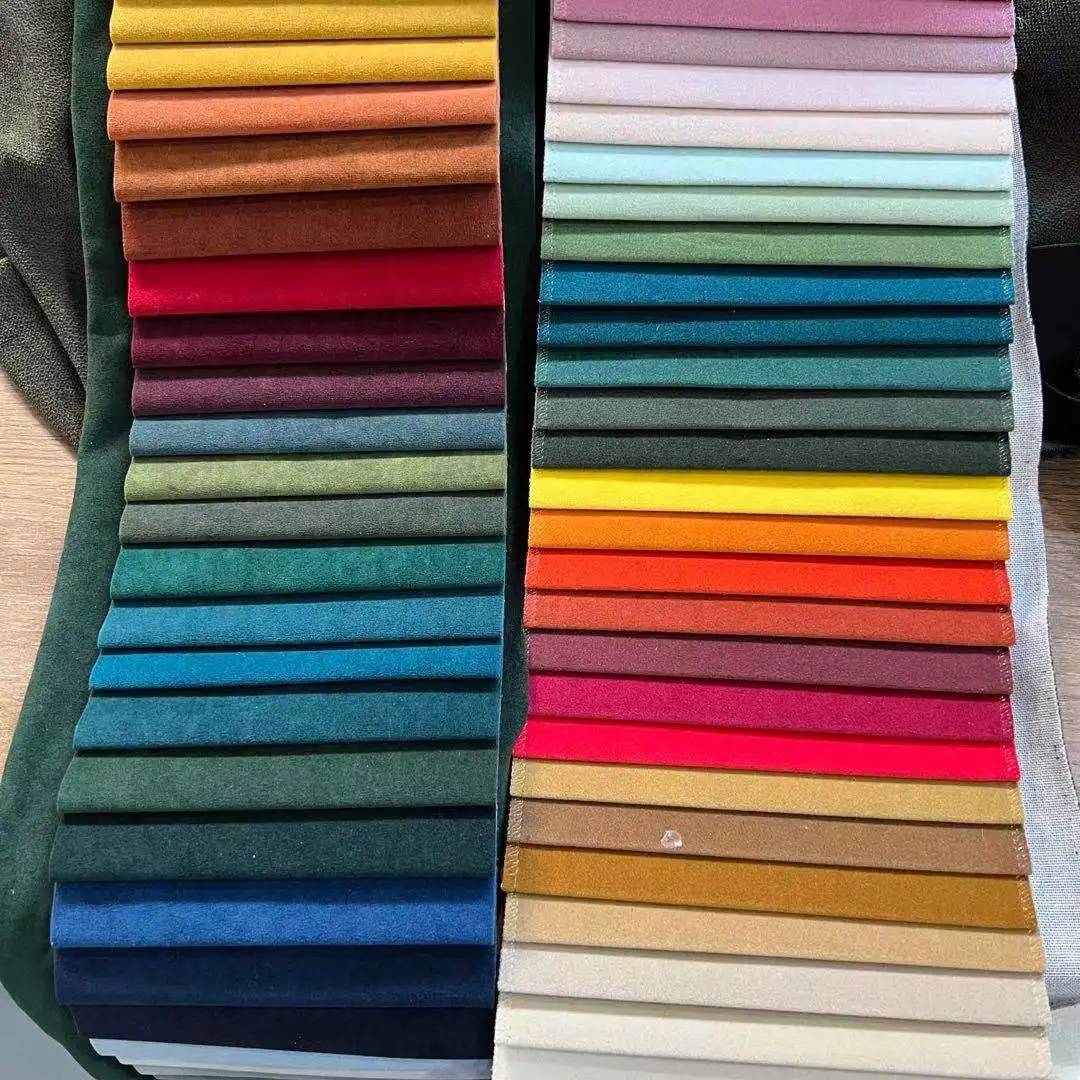 Suede Fabric Soft New Discount 4 Seasons Jacket Textile Custom Suede Knit Fabric For Clothes and garments