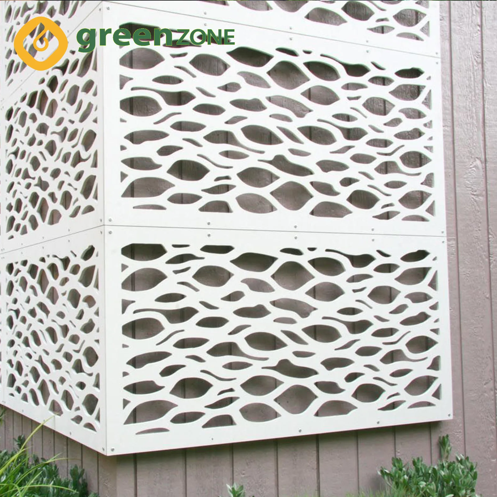 Outdoor Garden Apartment Small WPC Plastic Balcony Fence