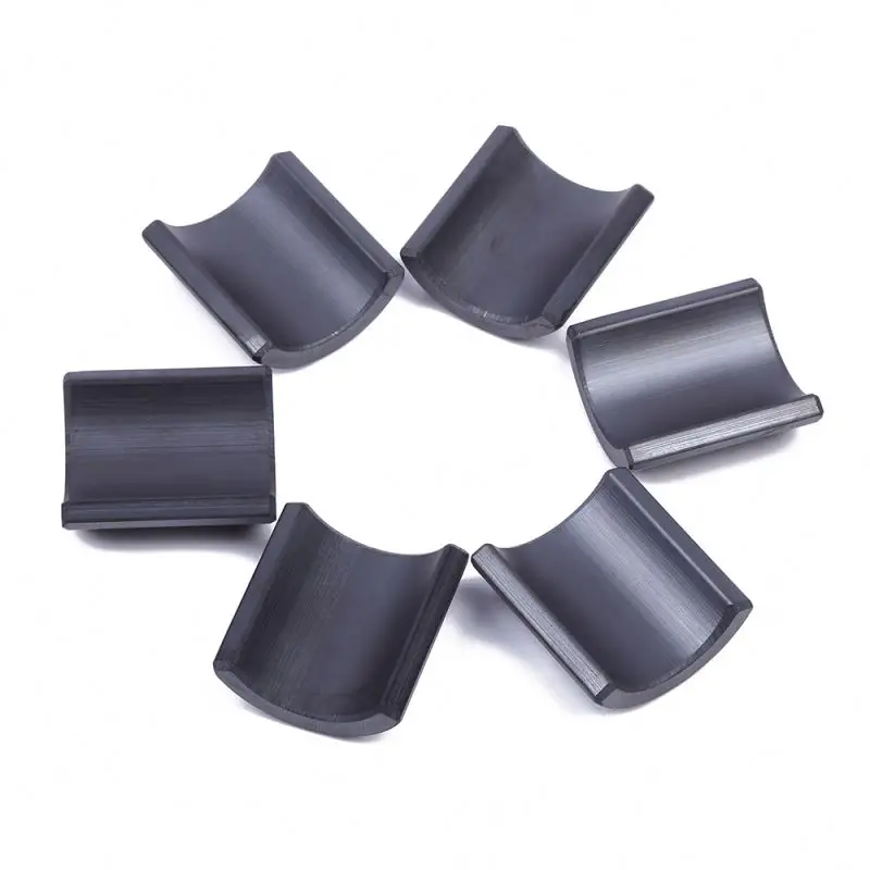 Iman Ceramic Arc Magnet Ferrite Y35 Y40 Y30 For Speaker Motor,Design Good Price Ferrite Arc Magnet For Motor