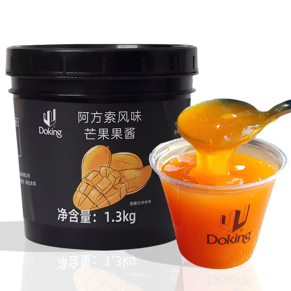 Doking Factory Sells High Quality Pearl Bubble Tea Raw Fruit Jam Alphonso Mango Jam