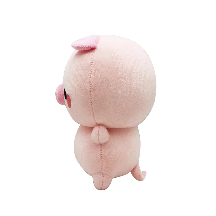 Customised EN71 REACH Plush Pig Toy Soft Fabric Cartoon Animal Doll Custom Stuffed Animal Toys
