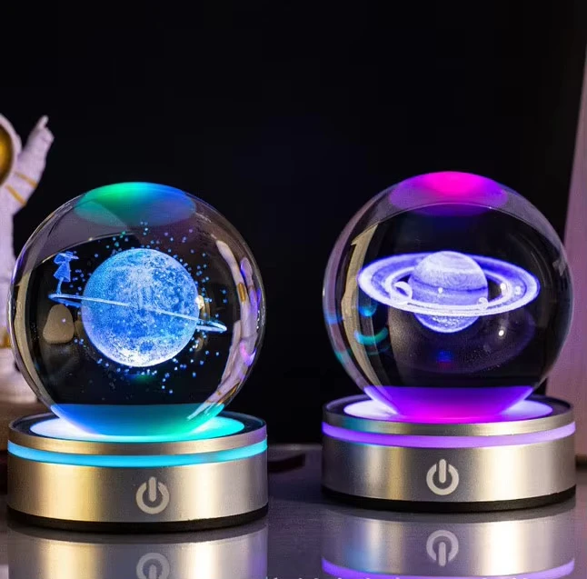 Хрустальный шар с 3D-гравировкой