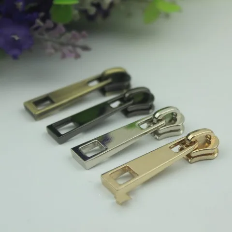 Custom logo 5 #5 zipper pulls Metal Zipper Lock Custom Zipper Metal Slider