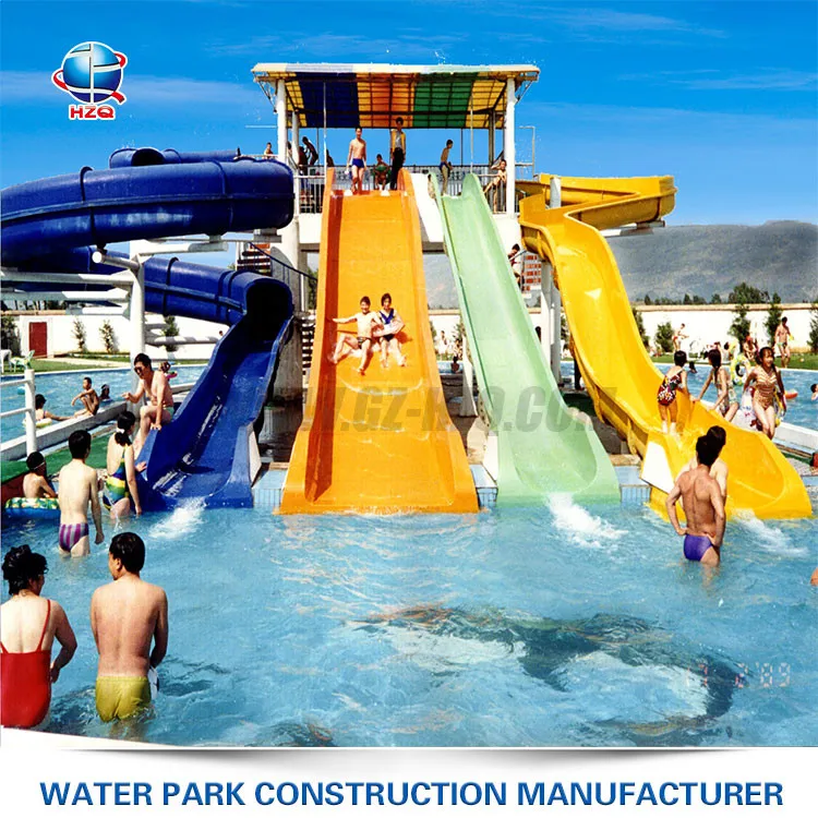 Factory Cheap Price Decoration Of Water Park Octopus Slide Water Trampoline With Slide Lake