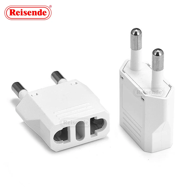 4.8mm Mini 2 Pin Round Pin German Standard Adapter Travel Universal Power Adapter